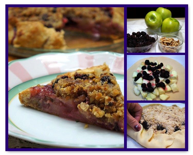 Apple-Blackberry Crostata