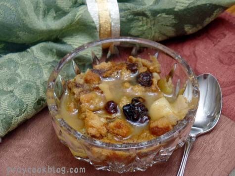 Bread Pudding With Vanilla Sauce