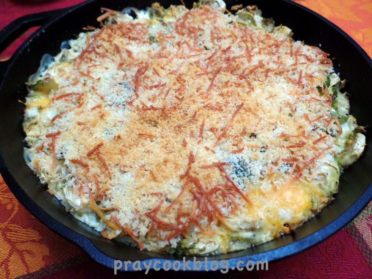 Bacon and Brussels Sprout Gratin