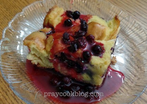 Blueberry French Toast upclose