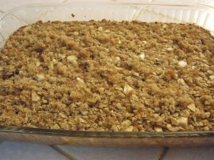 Baked Oatmeal Apple Date Walnut