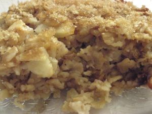 Baked Oatmeal closeup