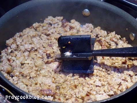 ground beef meat mallet