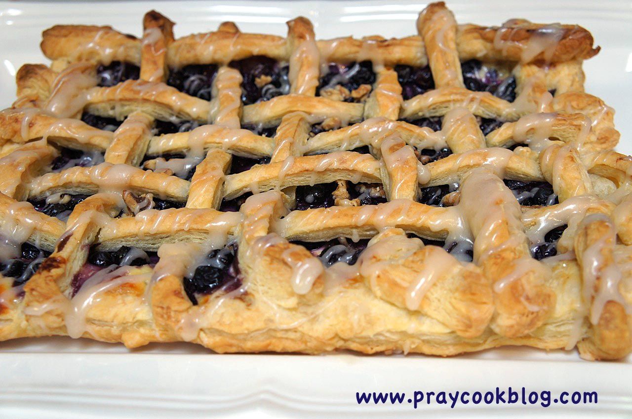 Blueberry Cream Cheese Puff Pastry