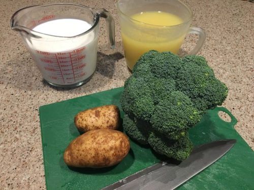 Broccoli Cheddar Soup Ingredients