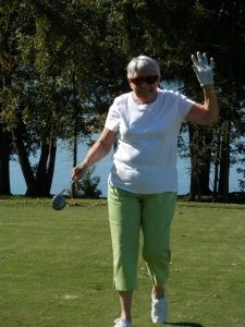 Mom Golfing