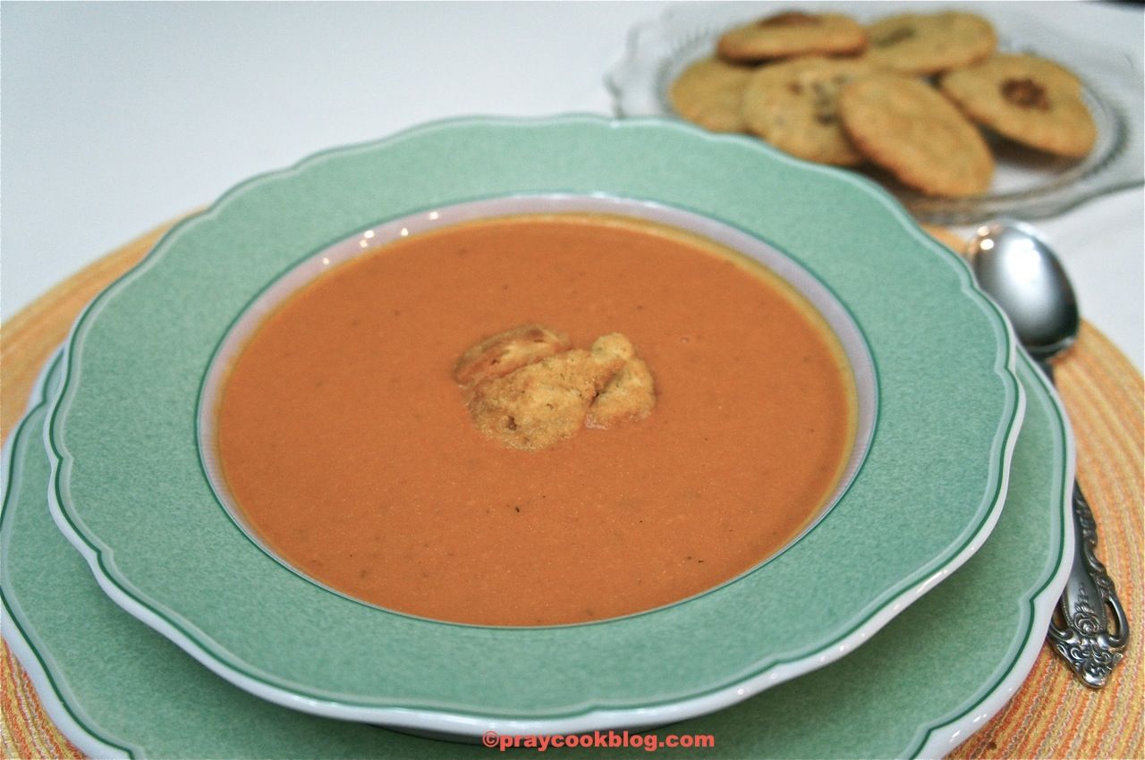 Crock Pot Tomato Basil Soup