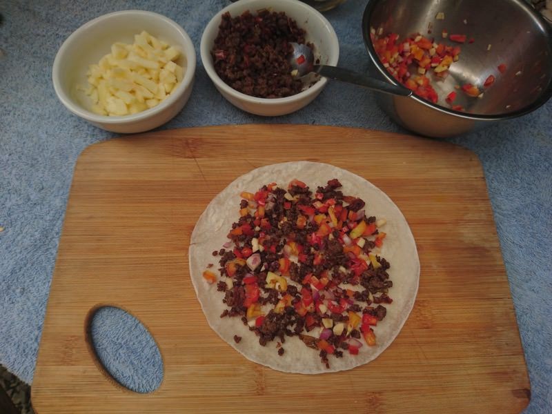 ground pork quesadilla 14