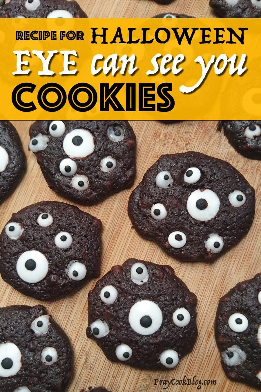 EYE Can See You Cookies for Halloween!