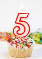 5th-Birthday-Cupcake