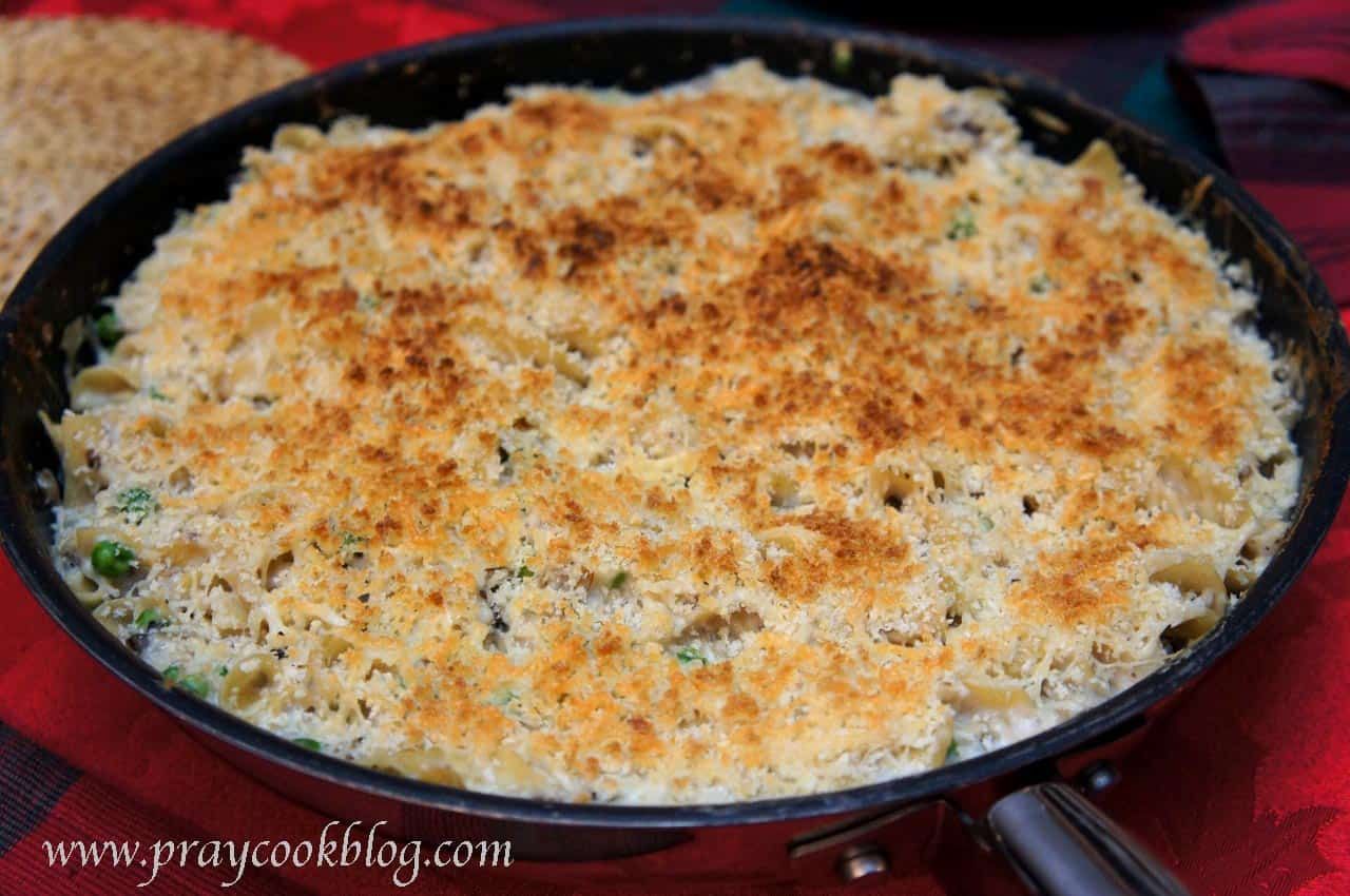 Healthified Skillet Tuna Noodle Casserole