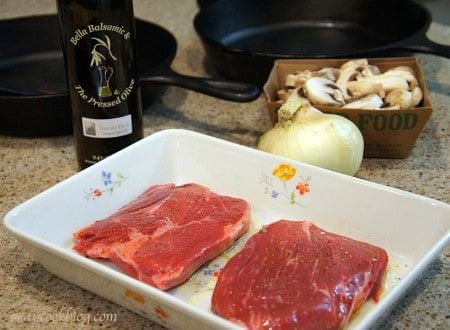 panfried steak ingred