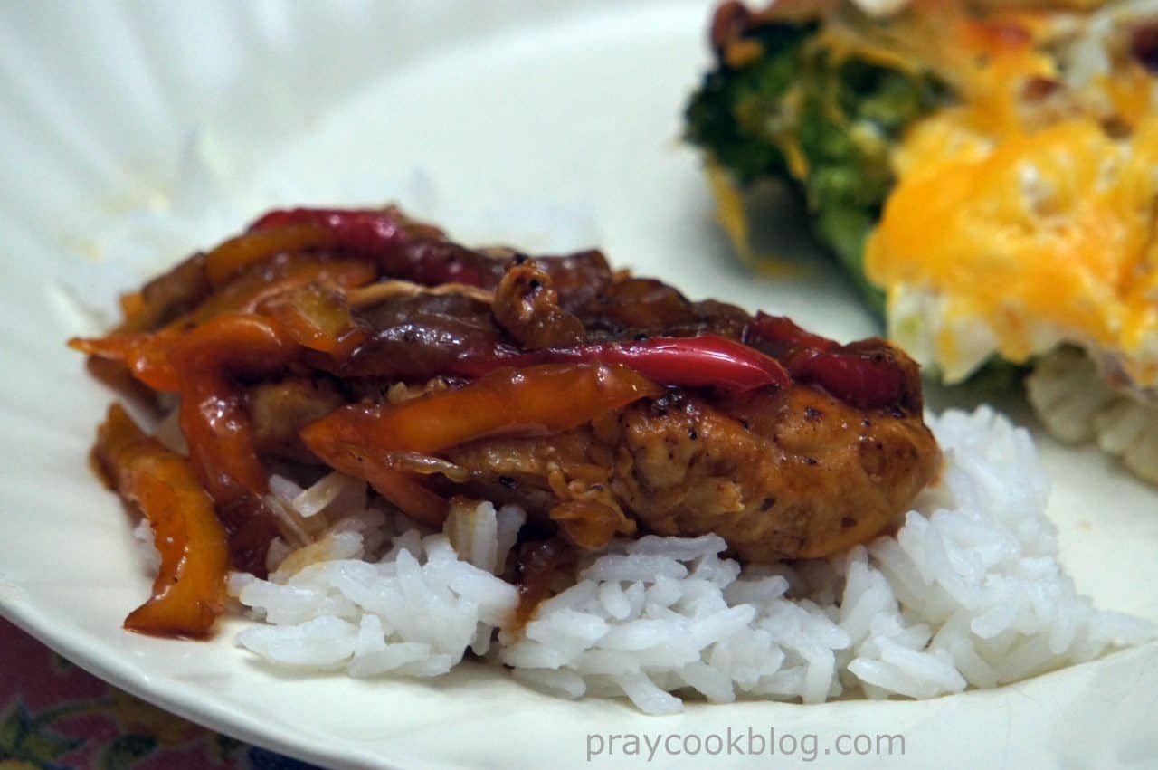 Honeyed Sweet Pepper Chicken Breasts