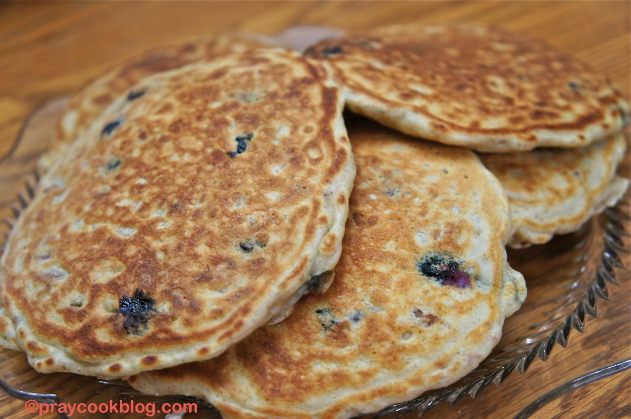 Multigrain Blueberry Pancakes
