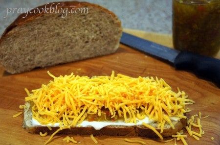 grilled cheese shredded