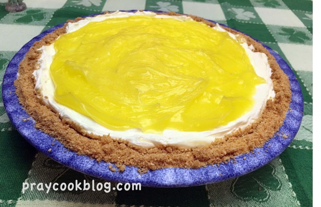 No Bake Layered Lemon Pie