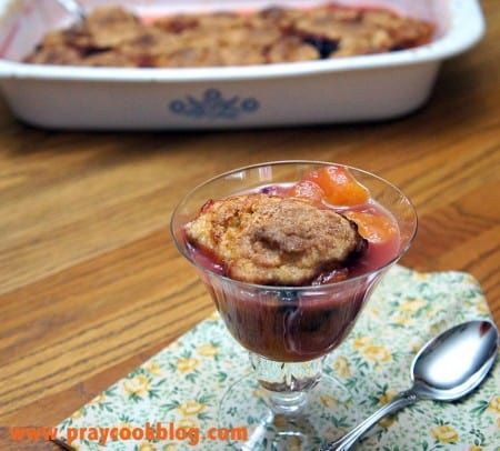 peach cobbler single
