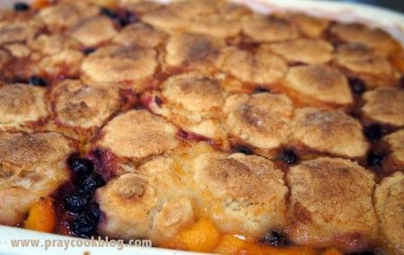 southern peach cobbler