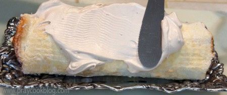 cake roll whip cream