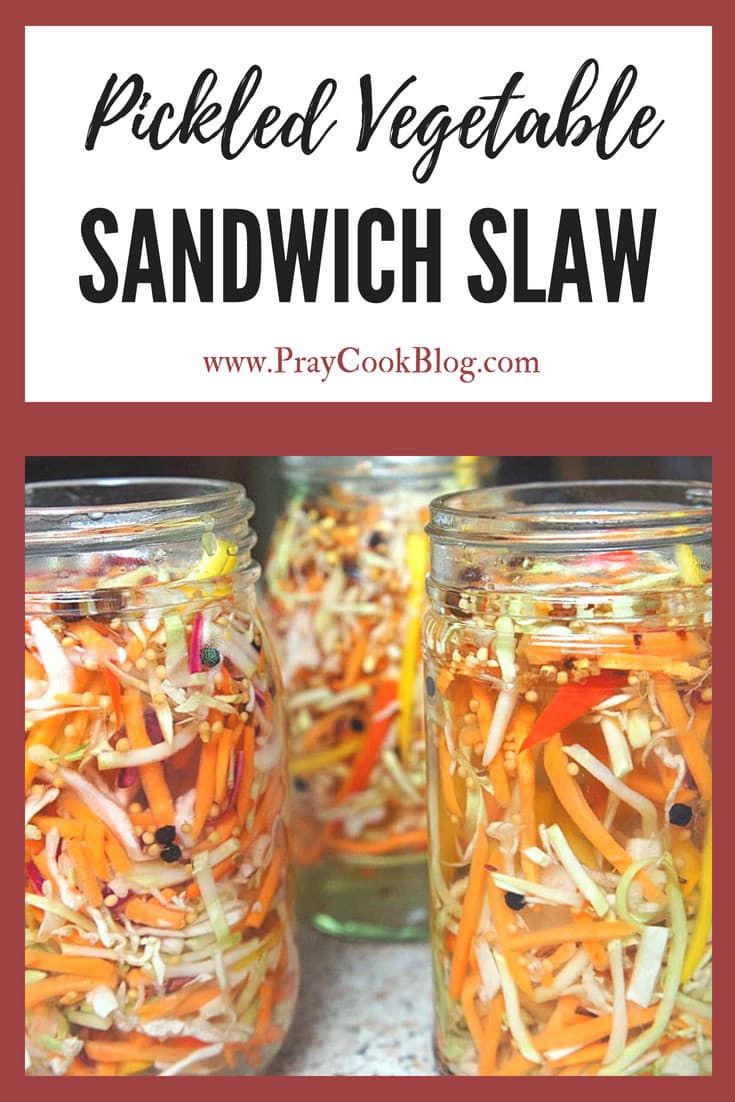Pickled Vegetable Sandwich Slaw