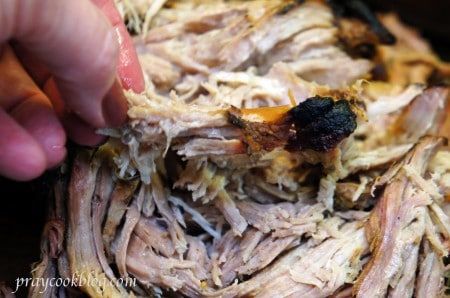 shredding pork roast