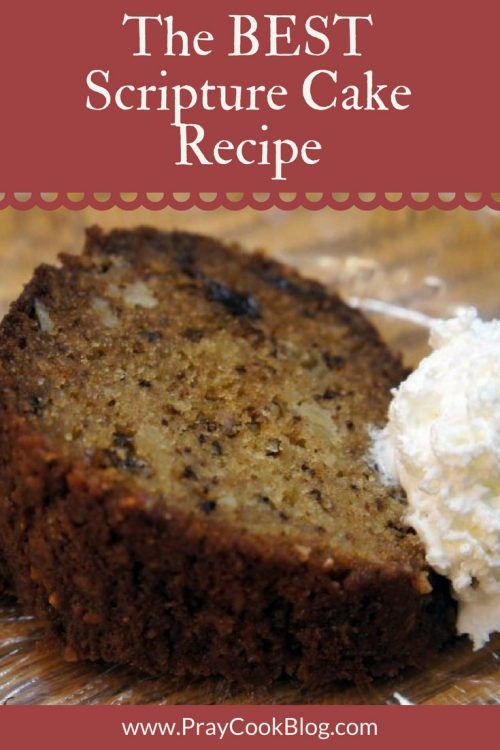 best scripture cake recipe