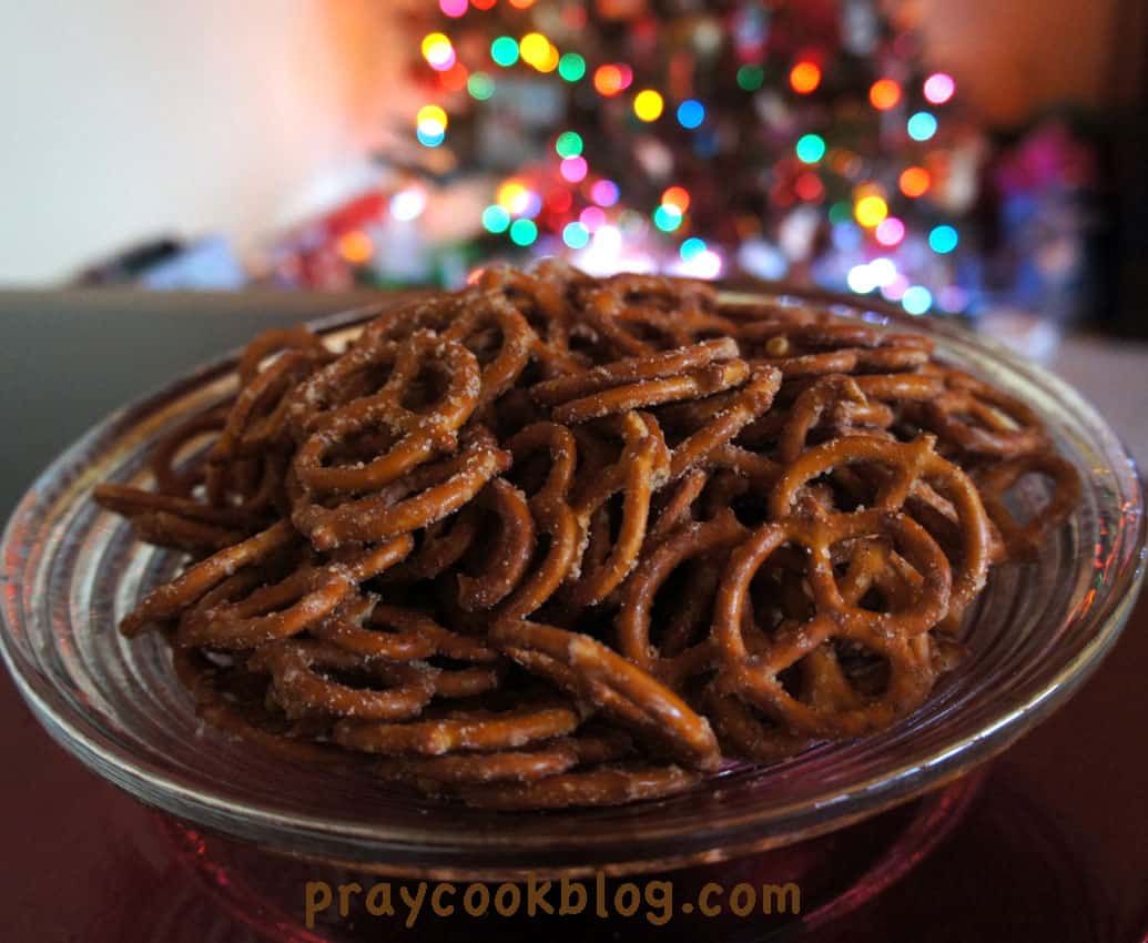 Spicy Party Pretzels