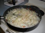 Cooking Onion Mixture