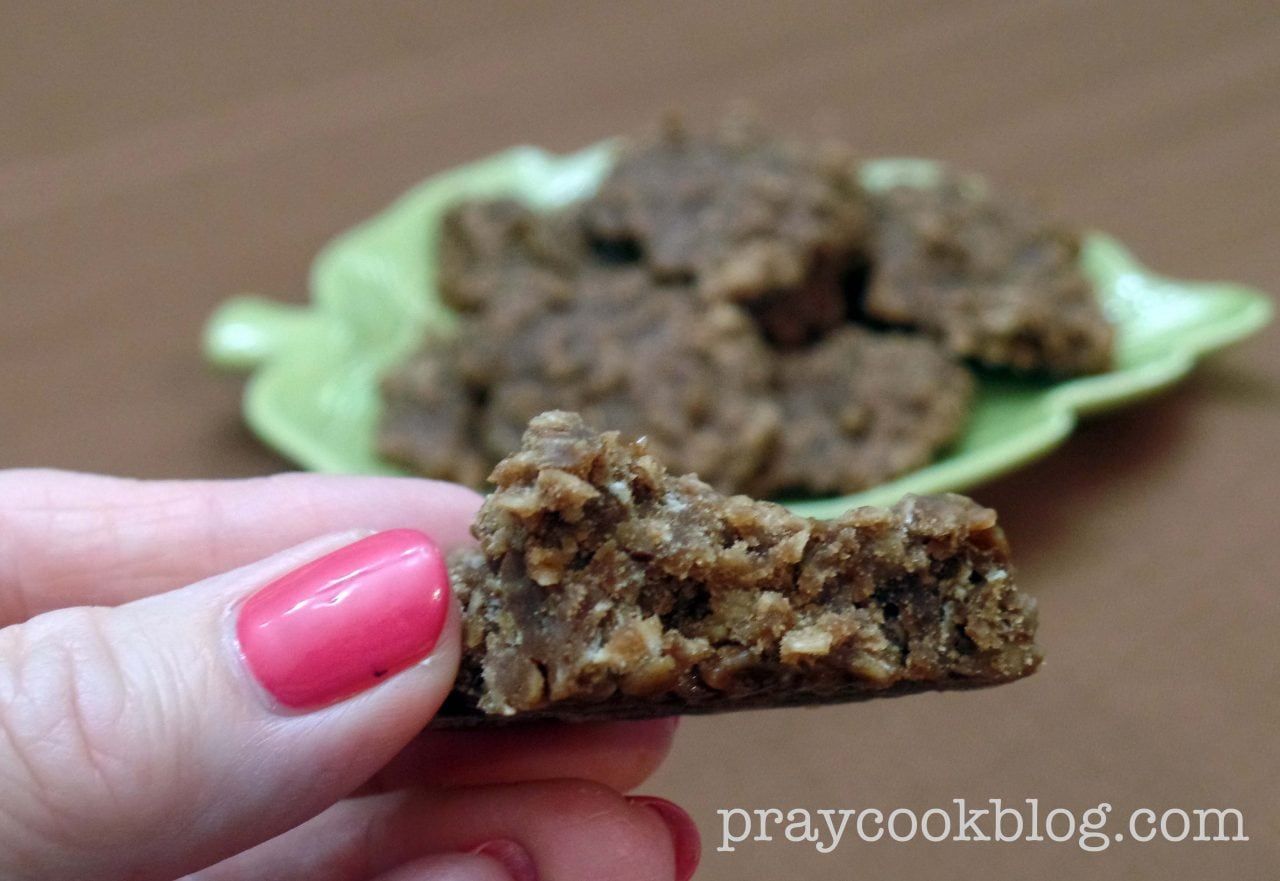 Chocolate Peanut Butter No Bake Cookies