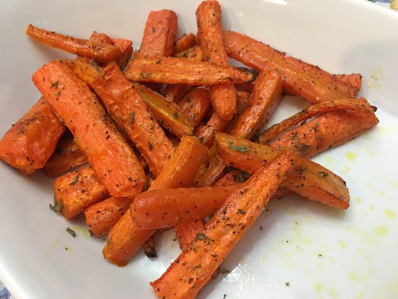 Fun Colors of Spring and Oven-Roasted Carrots