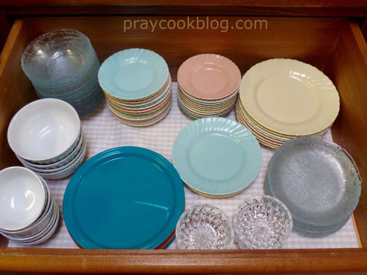 Dishes In A Drawer