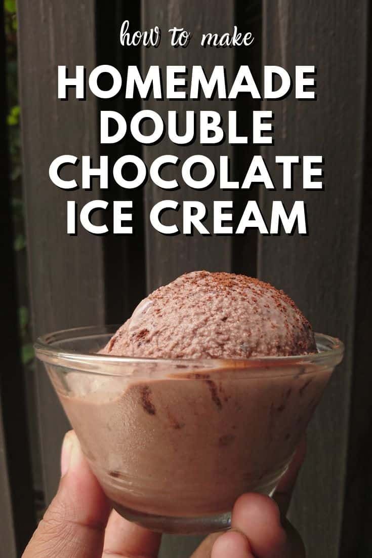 Homemade Double Chocolate Ice Cream Recipe
