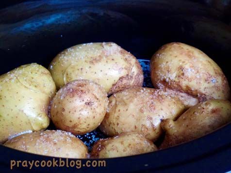 Crock Pot Baked Potatoes