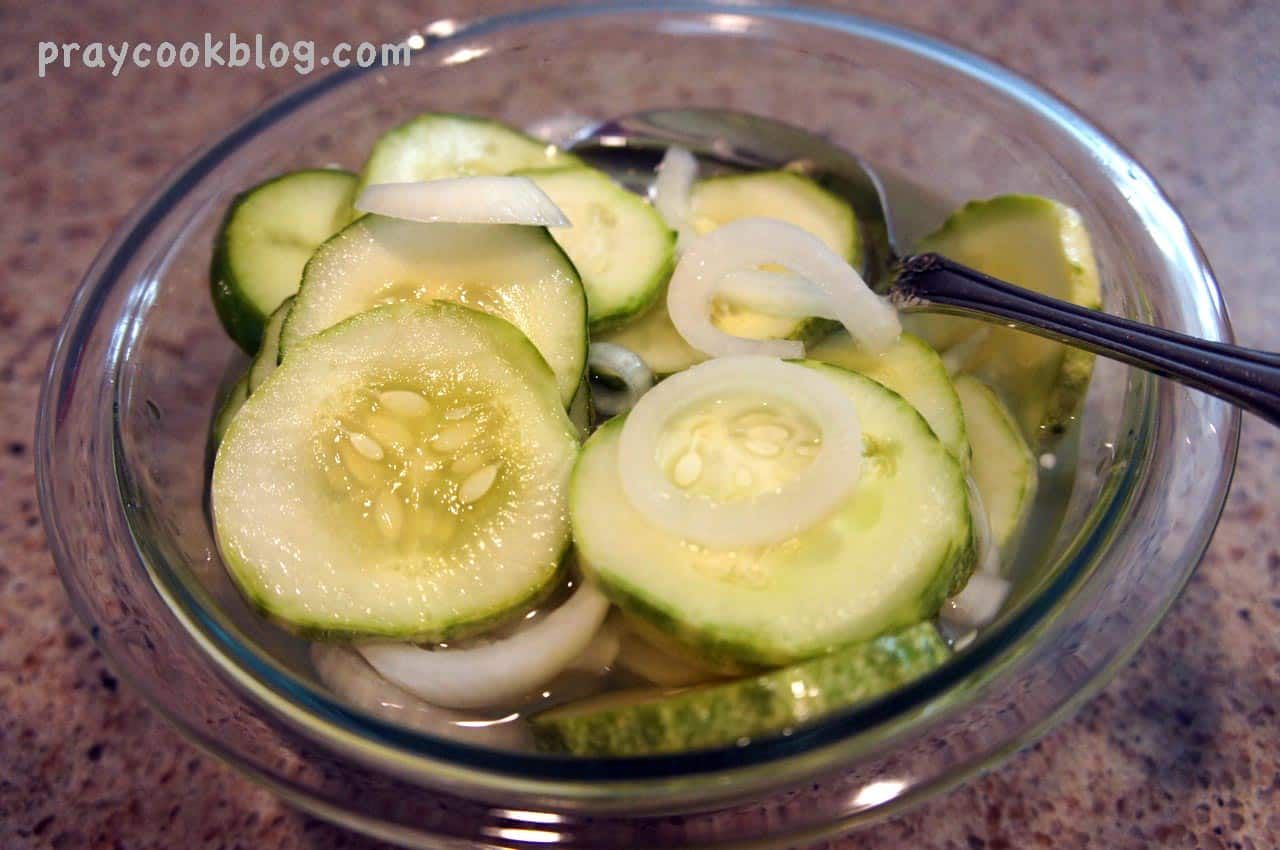 Cucumber and Onion Salad