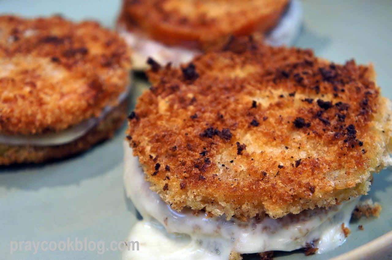 Fried Green Tomatoes and Lotsa Mozzarella!