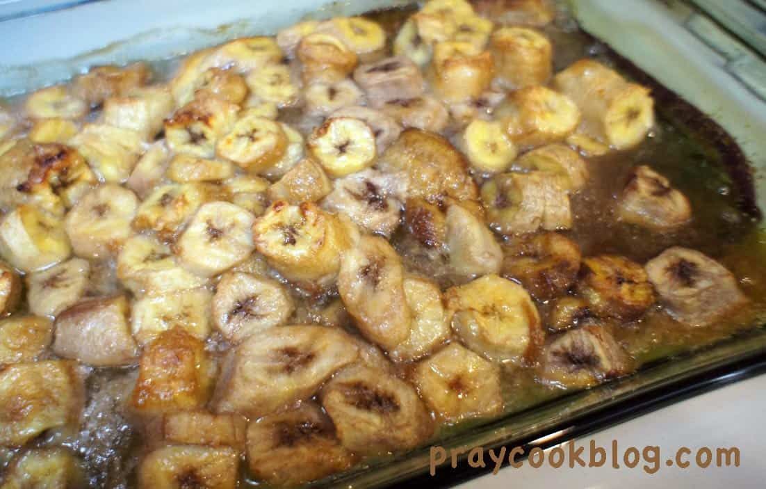 Roasted Banana Bars and Christmas In July