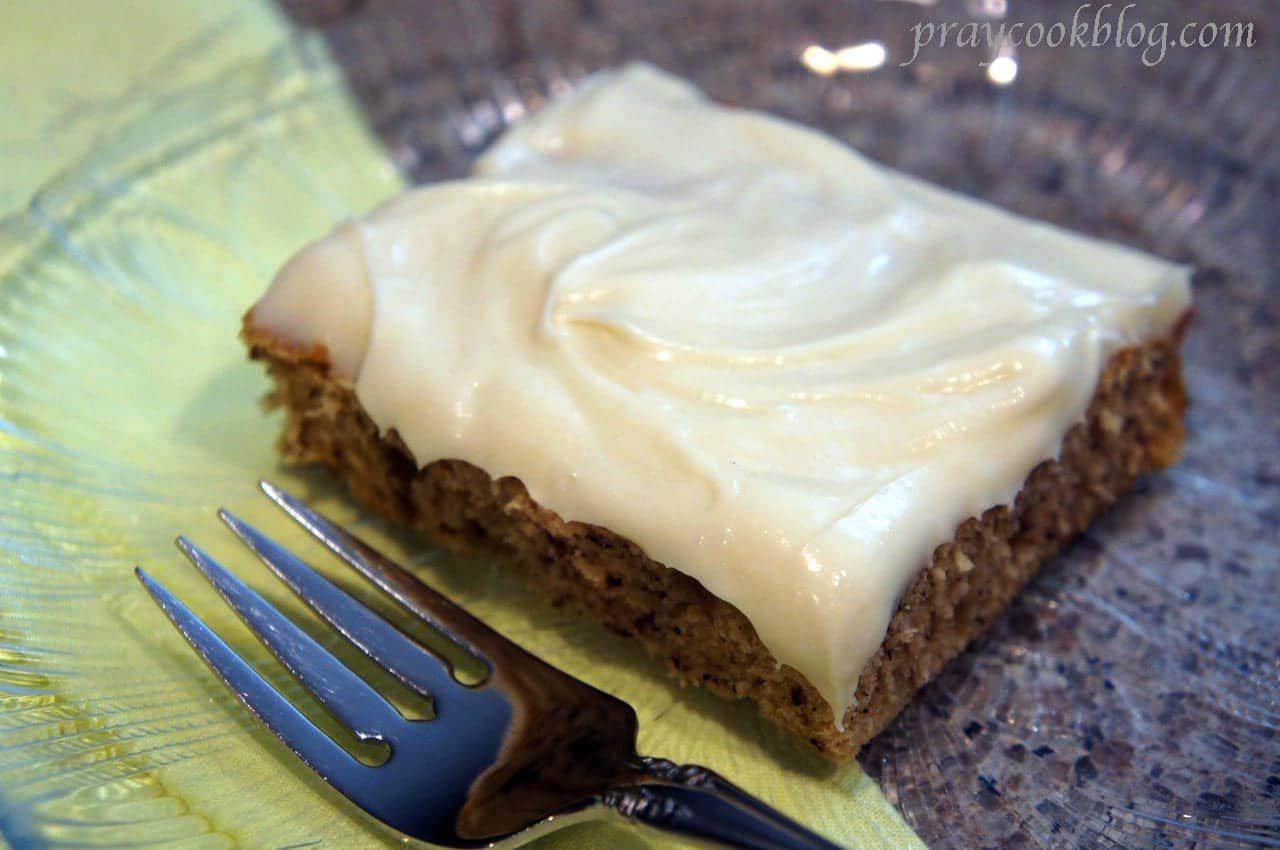 Healthified Frosted Banana Bars
