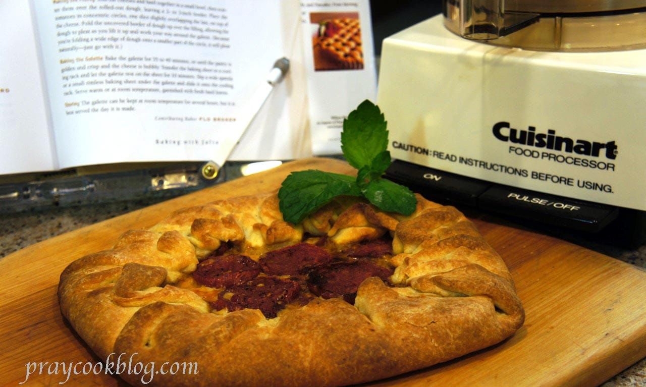 For The Love of A Cuisinart and a Tomato and Cheese Galette