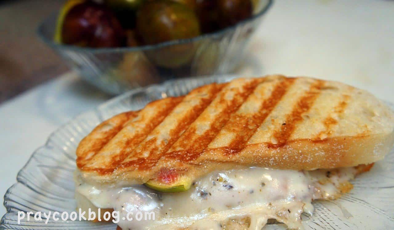 Ham and Fig Grilled Cheese